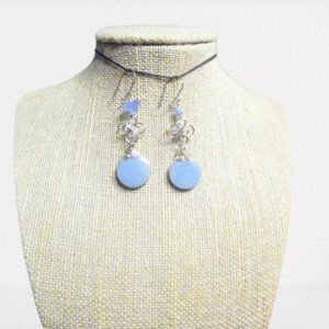 Angelite Semiprecious Stone Earrings